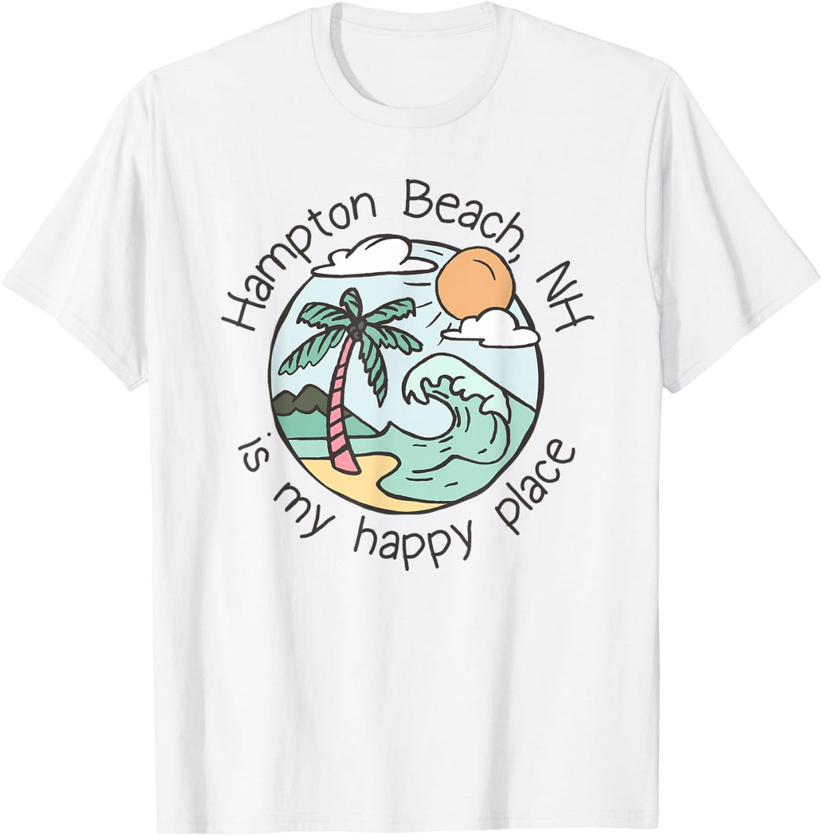 Cute Beach Motiv My Happy Place - Hampton Beach Apparel | Premium Quality | High CTR Boost