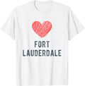 Fort Lauderdale Heart Love Favorite City or Place Apparel | High Search Volume | Daily Wear Essential