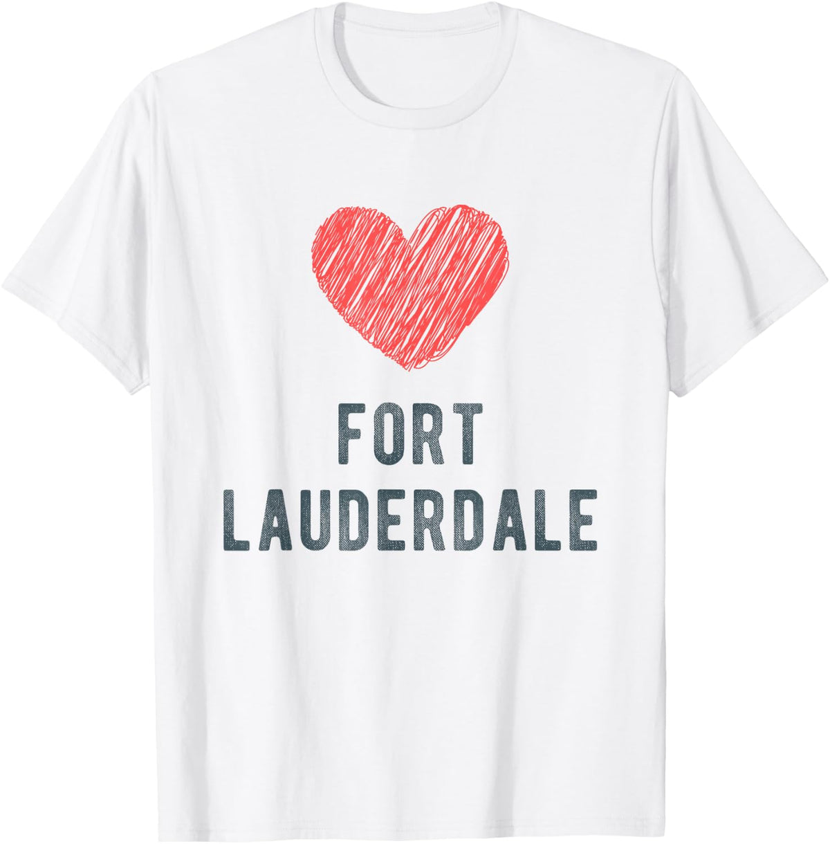 Fort Lauderdale Heart Love Favorite City or Place Apparel | High Search Volume | Daily Wear Essential