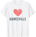 Gainesville Heart Love Favorite City or Place Apparel | Bestseller Style | High CTR Boost