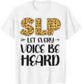Speech Therapist Therapy Assistant SLP Leopard Cheetah Slp Apparel Trending US Fan Favorite