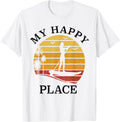 Stand Up Paddle SUP Girl - My Happy Place Water Sports SUP Apparel | High Search Volume | Aesthetic Casual Look