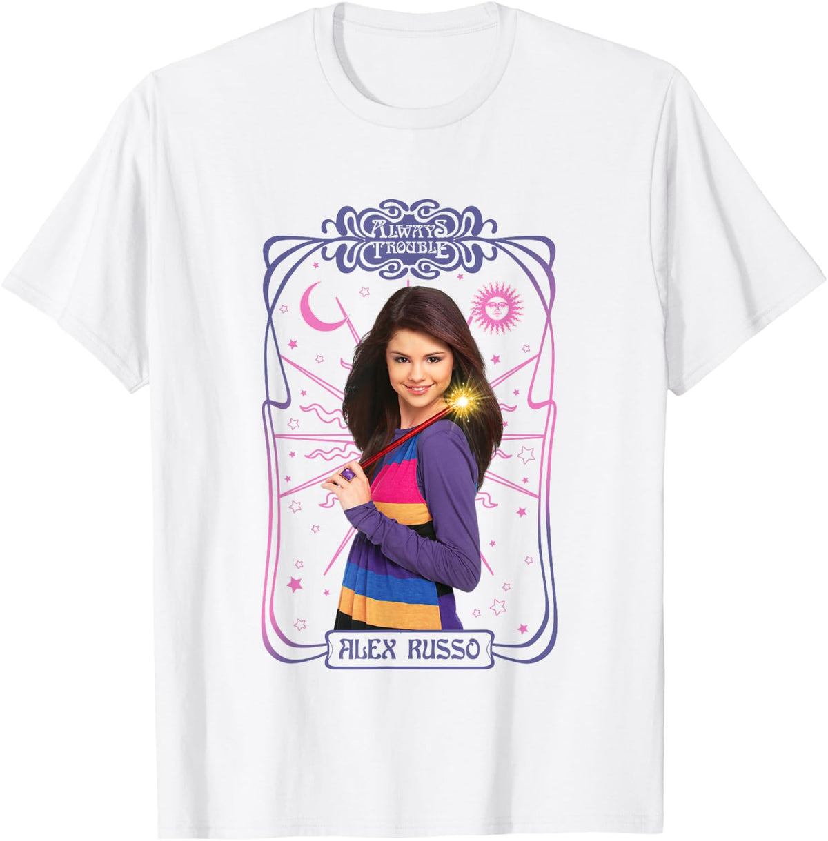 Disney Wizards of Waverly Place Alex Russo Tarot Card Logo Apparel | Top Conversion Title | High CTR Boost