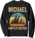 Personalized Name Shirt Michael Vintage Limited Edition Sweatshirt T-Shirt | US Best Seller