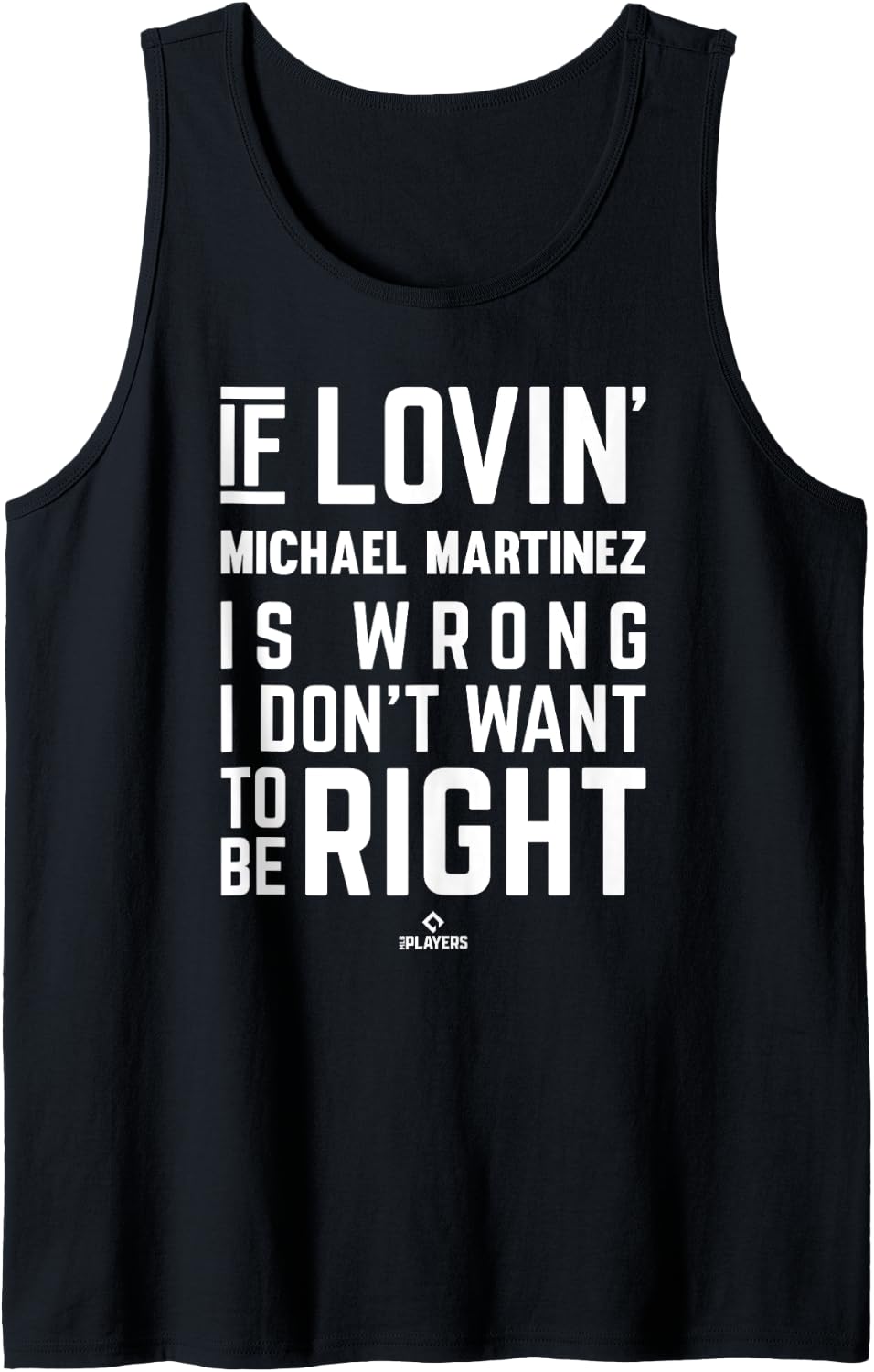 If Loving Michael Martinez Prospect Baseball Fan Gear Tank Top Tank Top | Viral Streetwear Style
