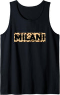 Funny Milani Leopard Print Personalized Name Milani Tank Top Tank Top Premium Print Best Seller Look