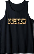 Funny Belinda Leopard Print Personalized Name Belinda Tank Top Tank Top Premium Print Best Seller Look