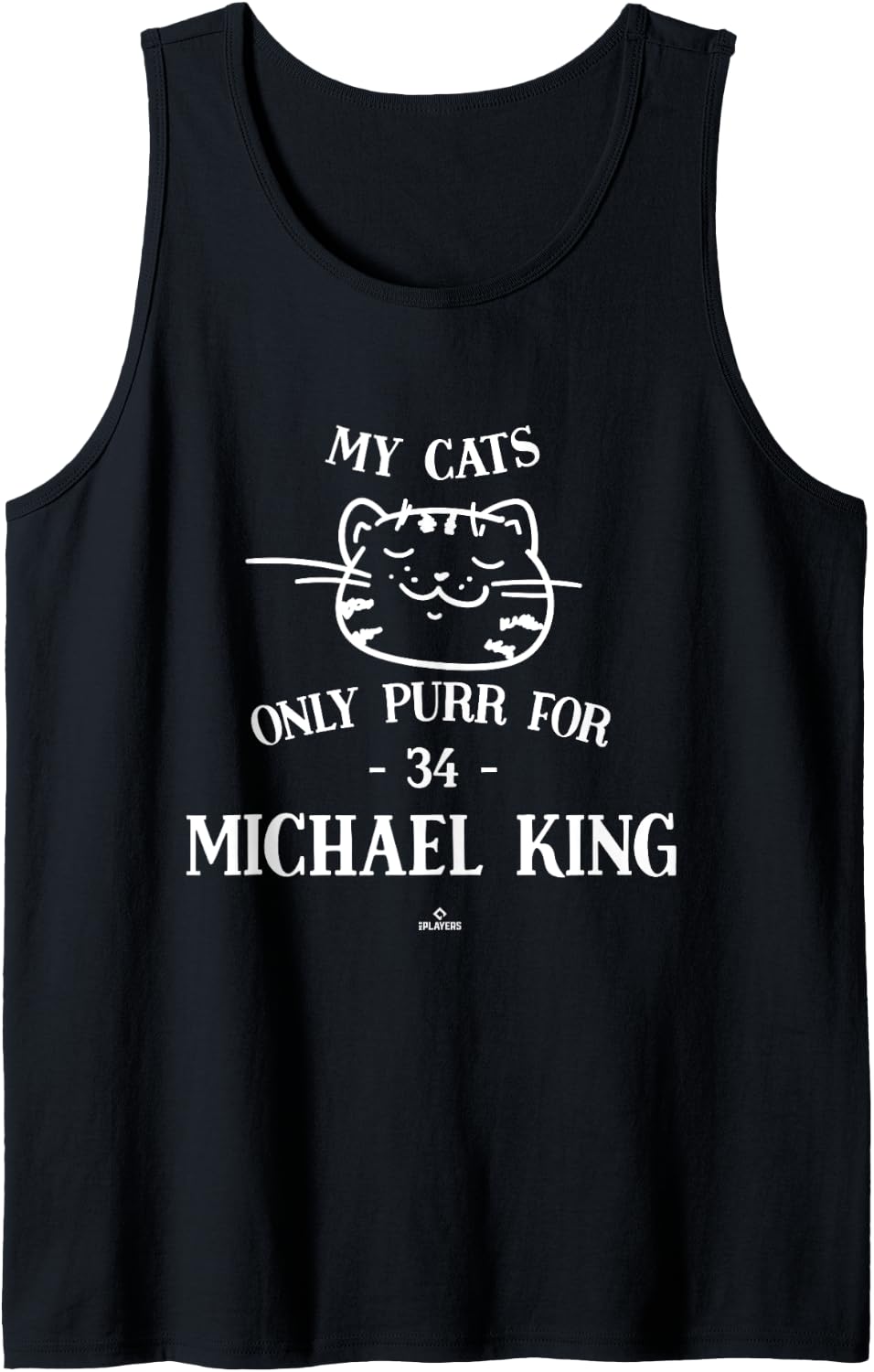 Cat Lovers for Michael King New York MLBPA Tank Top Tank Top | Perfect Gift Idea
