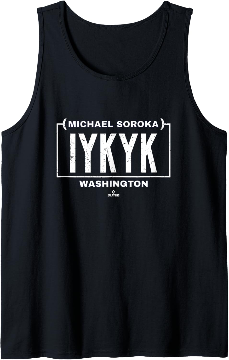 IYKYK Michael Soroka Washington Baseball MLBPA Tank Top Tank Top | Everyday Casual Wear