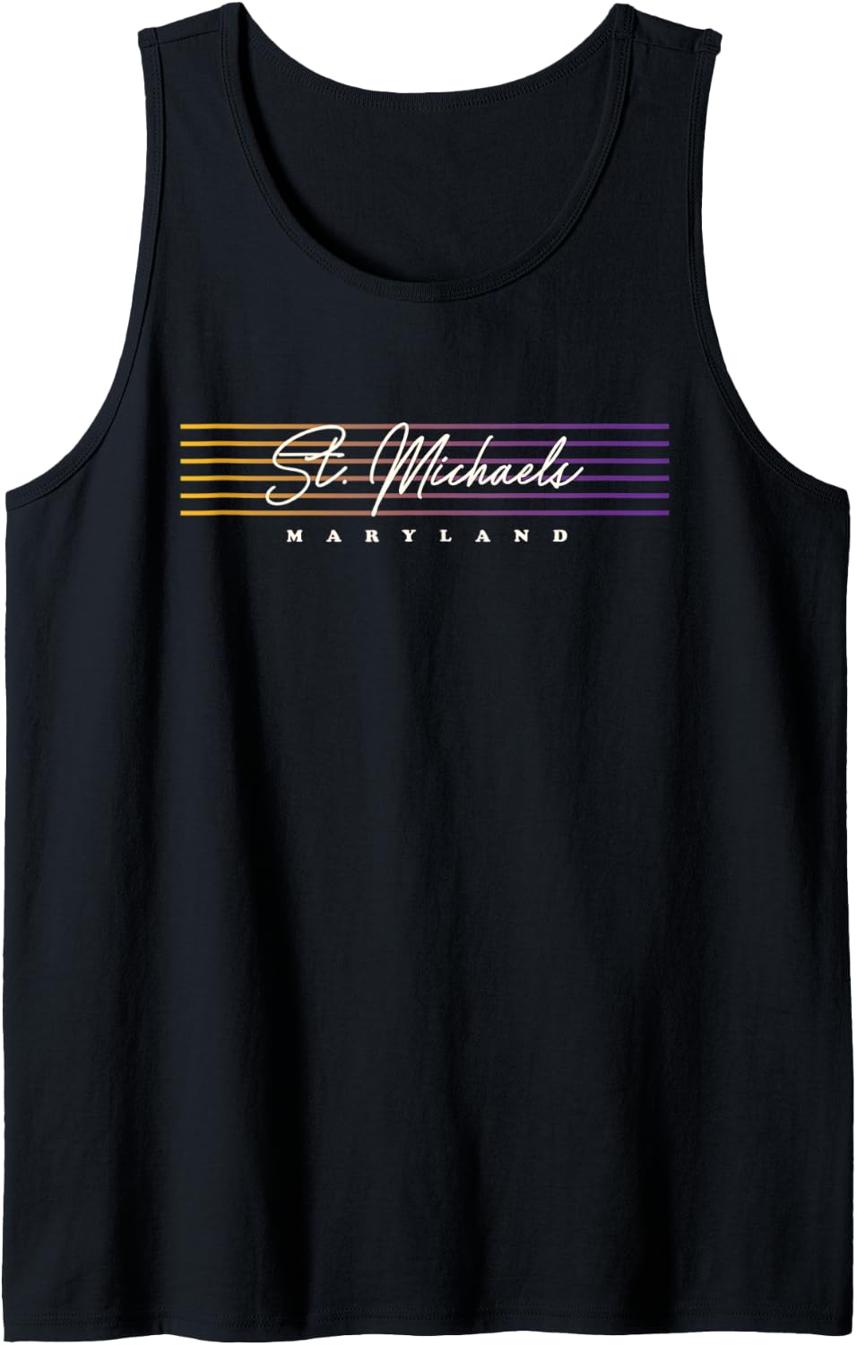 St. Michaels Shirt Nostalgic Retro Style Maryland Tank Top Tank Top | Viral Streetwear Style