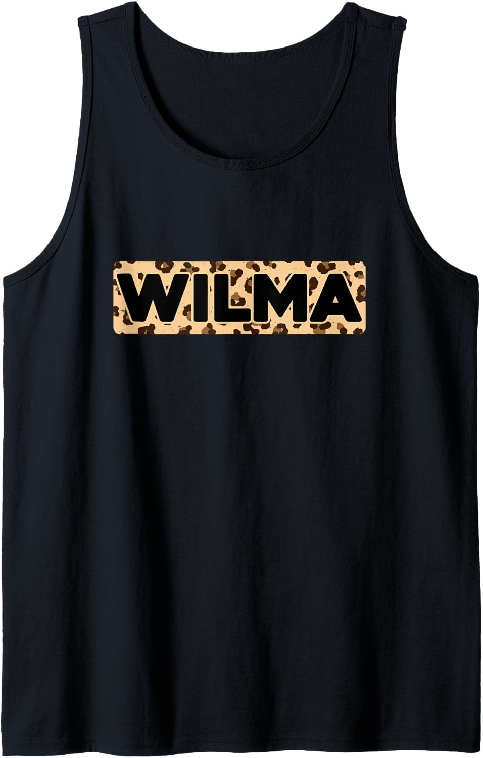 Funny Wilma Leopard Print Personalized Name Wilma Tank Top Tank Top Trending US Fan Favorite