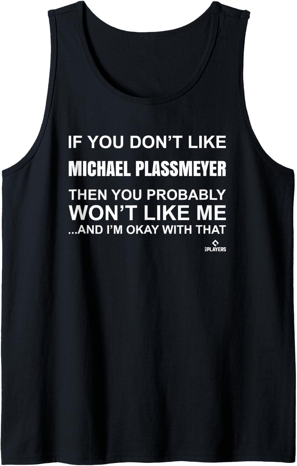 Michael Plassmeyer Prospect Baseball Fan Gear Tank Top Tank Top | Perfect Gift Idea