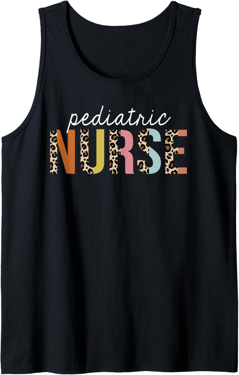 Pediatric Nurse Life Leopard Print RN Registered Nursing Tank Top Tank Top Viral TikTok Find US Top Pick