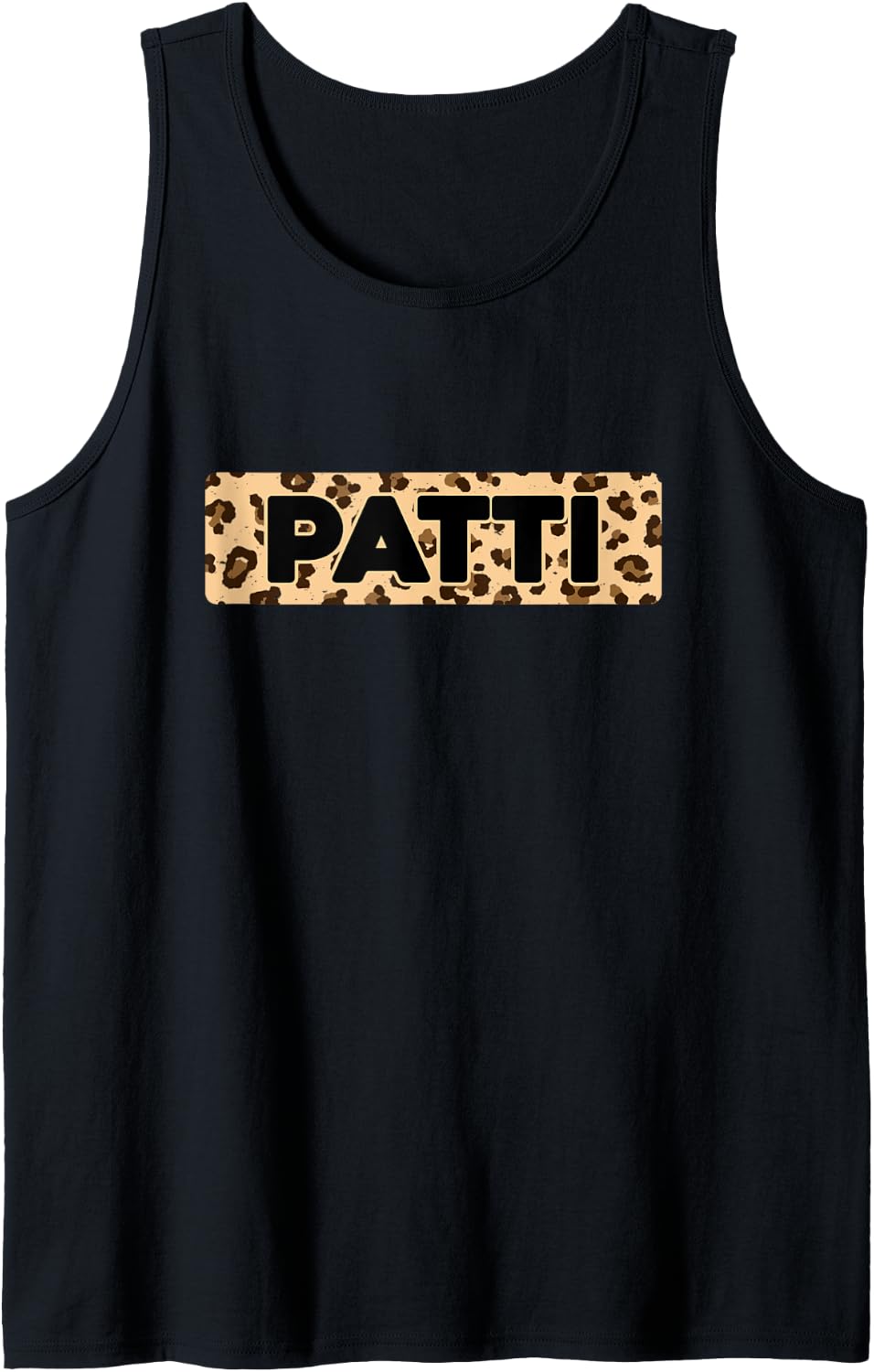 Funny Patti Leopard Print Personalized Name Patti Tank Top Tank Top Trending US US Top Pick