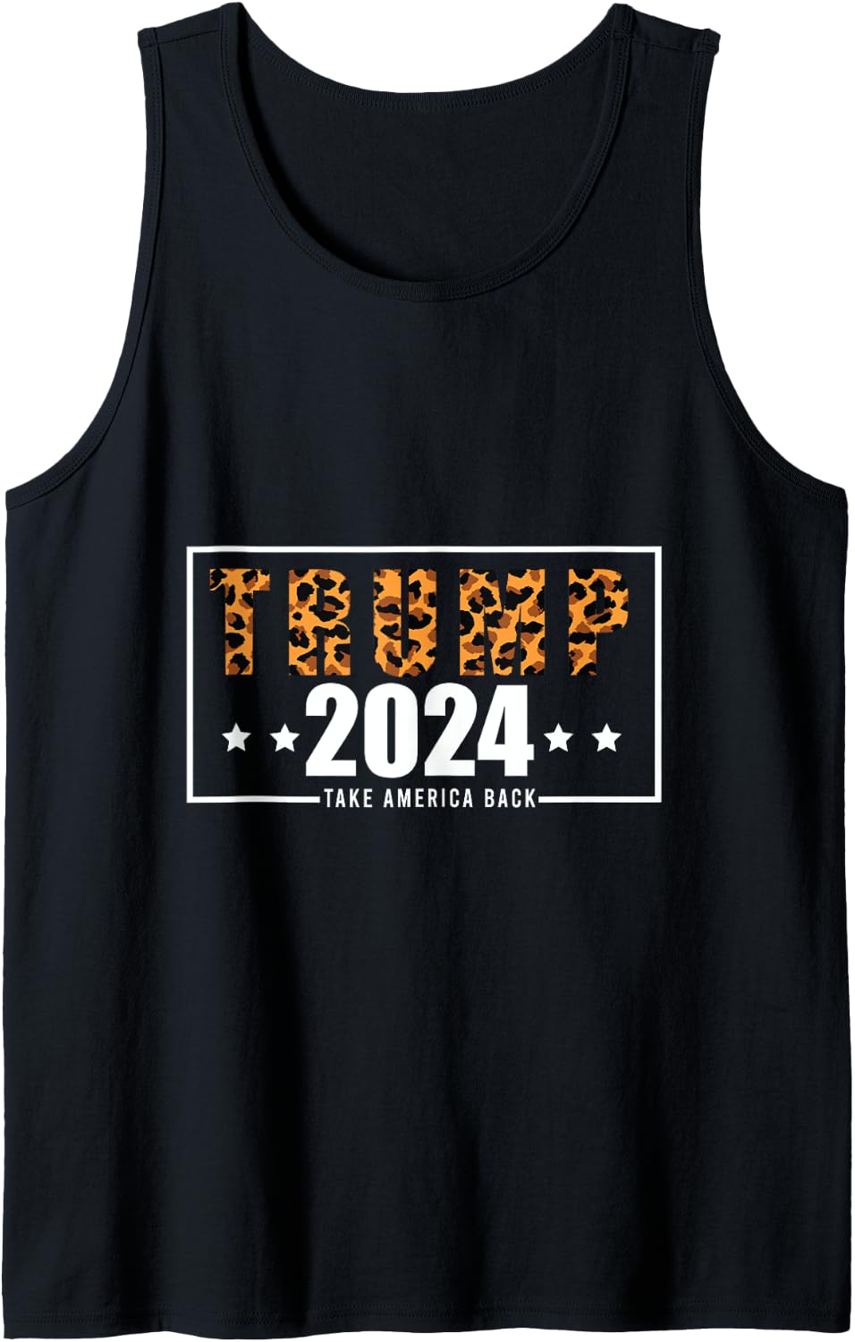 Trump Cheetah Print Conservative Country Girl Western Tank Top Tank Top Trending US Everyday Wear