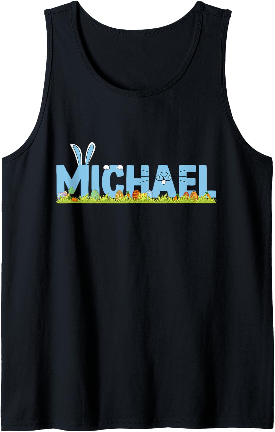 Cute Kids Happy Easter Day Bunny Rabbit Love Michael Tank Top Tank Top | Premium Quality