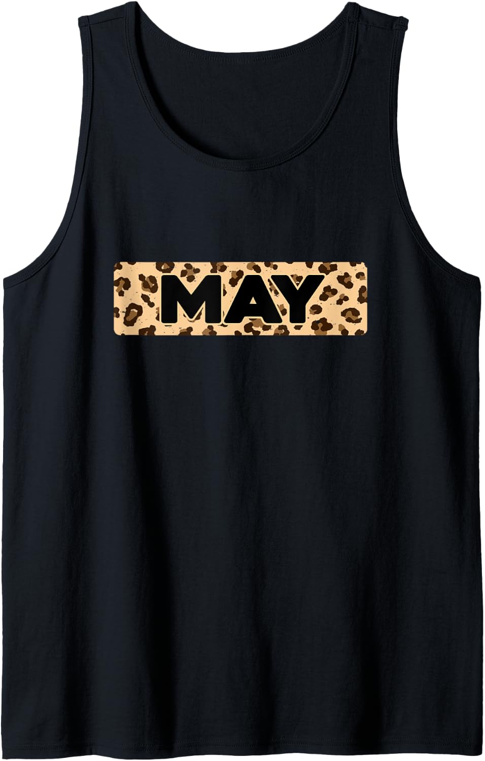 Funny May Leopard Print Personalized Name May Tank Top Tank Top High Search Demand Best Seller Look