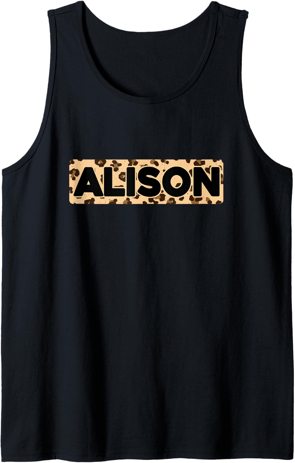 Funny Alison Leopard Print Personalized Name Alison Tank Top Tank Top Trending US Everyday Wear