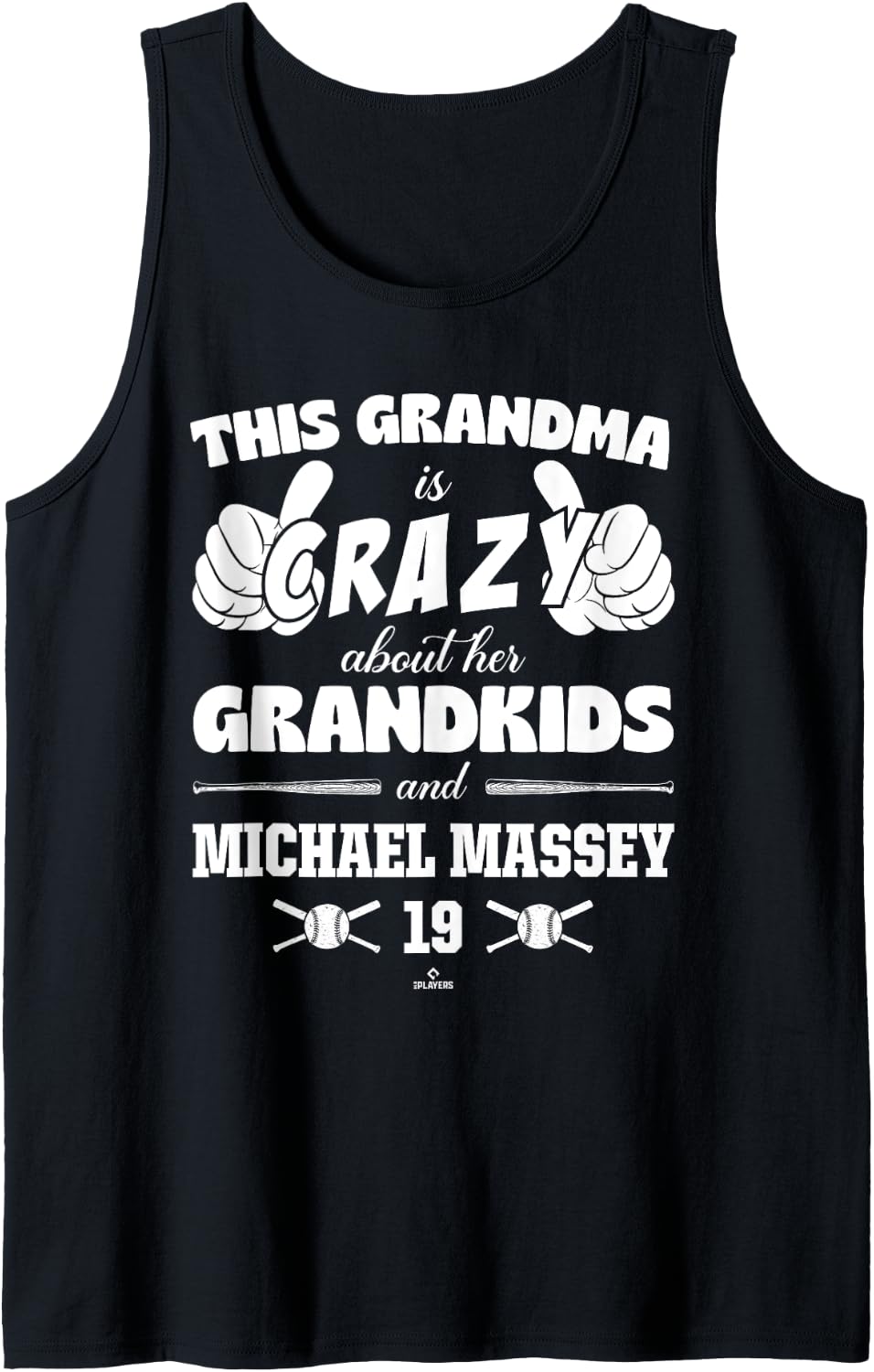 Grandma Crazy for Michael Massey Kansas City Baseball MLBPA Tank Top Tank Top | US Best Seller