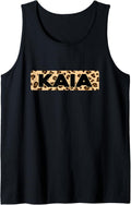 Funny Kaia Leopard Print Personalized Name Kaia Tank Top Tank Top Comfort Fit Fan Favorite