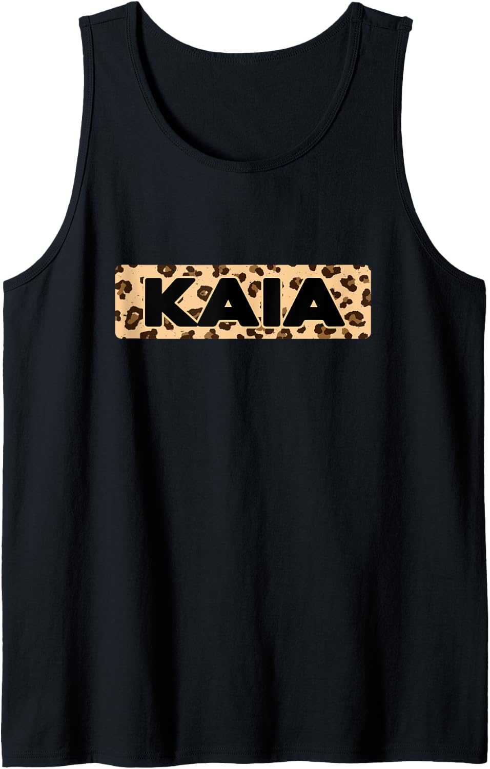 Funny Kaia Leopard Print Personalized Name Kaia Tank Top Tank Top Comfort Fit Fan Favorite