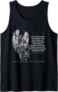 Religious Saint Michael Warrior Defender Illustration Tank Top Tank Top | Premium Quality