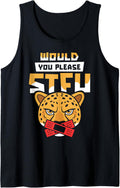 Would You Please Shut Up Cheetah African Big Cat Stfu Tank Top Tank Top Viral TikTok Find US Top Pick