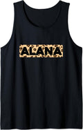 Funny Alana Leopard Print Personalized Name Alana Tank Top Tank Top High Search Demand Best Seller Look