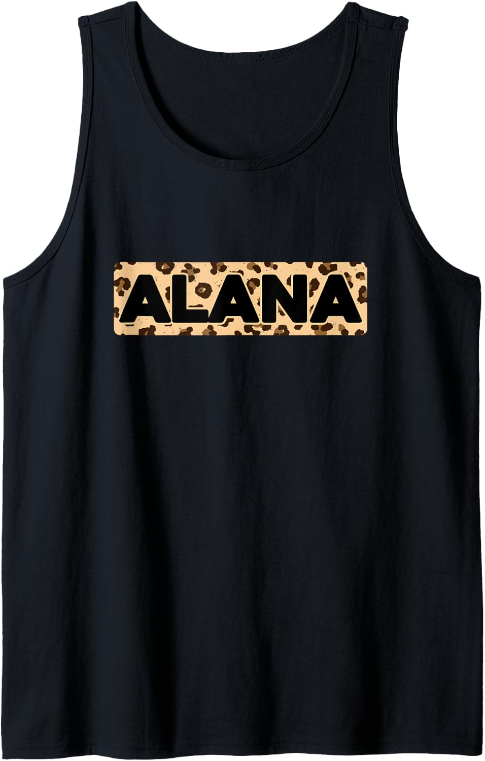 Funny Alana Leopard Print Personalized Name Alana Tank Top Tank Top High Search Demand Best Seller Look