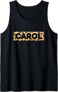 Funny Carol Leopard Print Personalized Name Carol Tank Top Tank Top Premium Print Hot Right Now