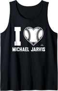 I Heart Michael Jarvis Prospect Baseball Fan Gear Tank Top Tank Top | Everyday Casual Wear