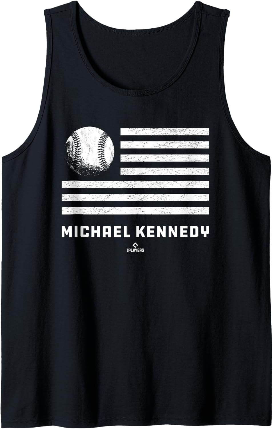 Flag Stripes Michael Kennedy Prospect Baseball Fan Gear Tank Top Tank Top | Viral Streetwear Style