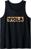 Funny Viola Leopard Print Personalized Name Viola Tank Top Tank Top Streetwear Style Gift Ready