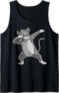 Cool Cheetah For Men Women Animal Print Zoologist Dabbing Tank Top Tank Top Premium Print Fan Favorite