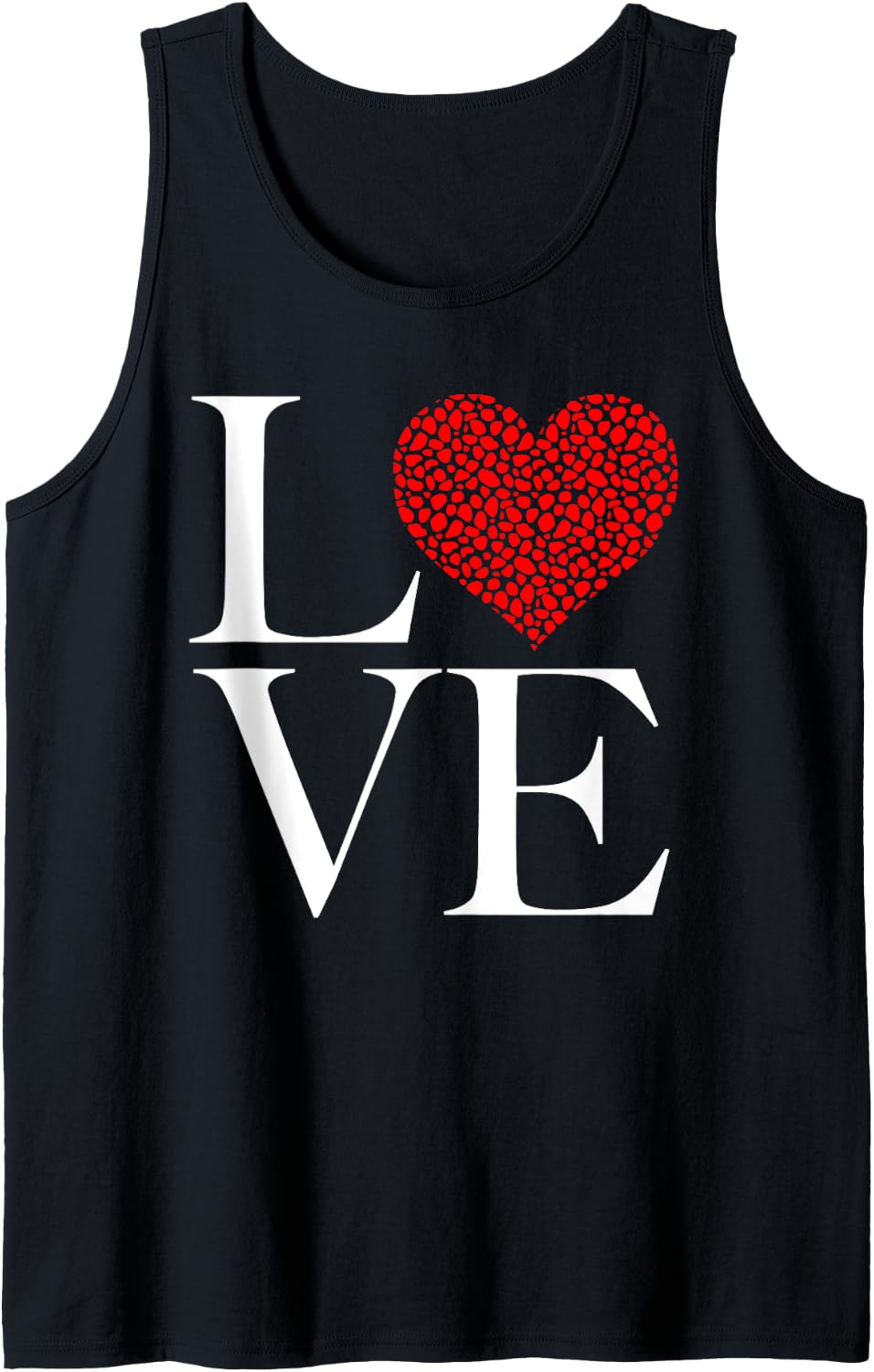 Valentine Love Heart Cheetah Leopard Animal Print Heart Tank Top Tank Top Streetwear Style Fan Favorite