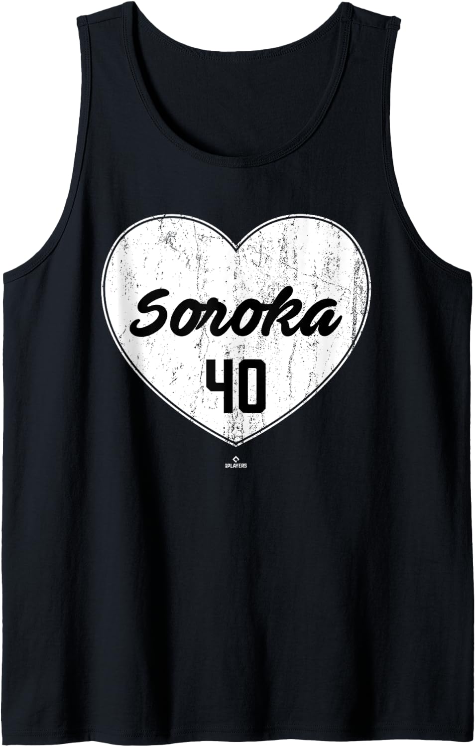 Distressed Heart Michael Soroka Chicago Baseball MLBPA Tank Top Tank Top | Trending 2025
