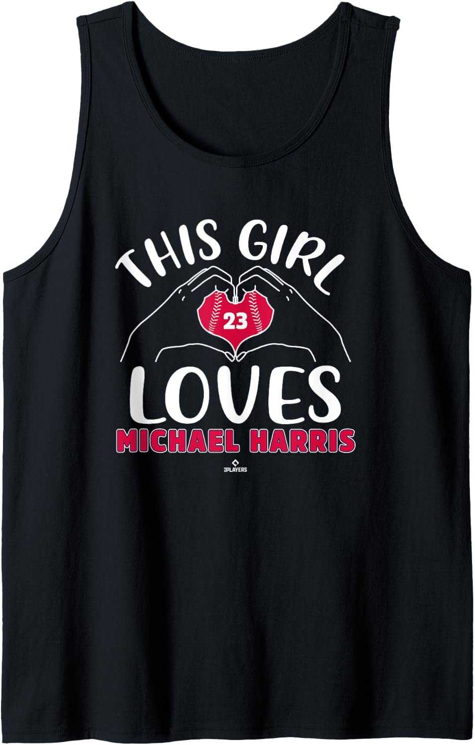 This Girl Loves Michael Harris Atlanta MLBPA Tank Top Tank Top | Viral Streetwear Style