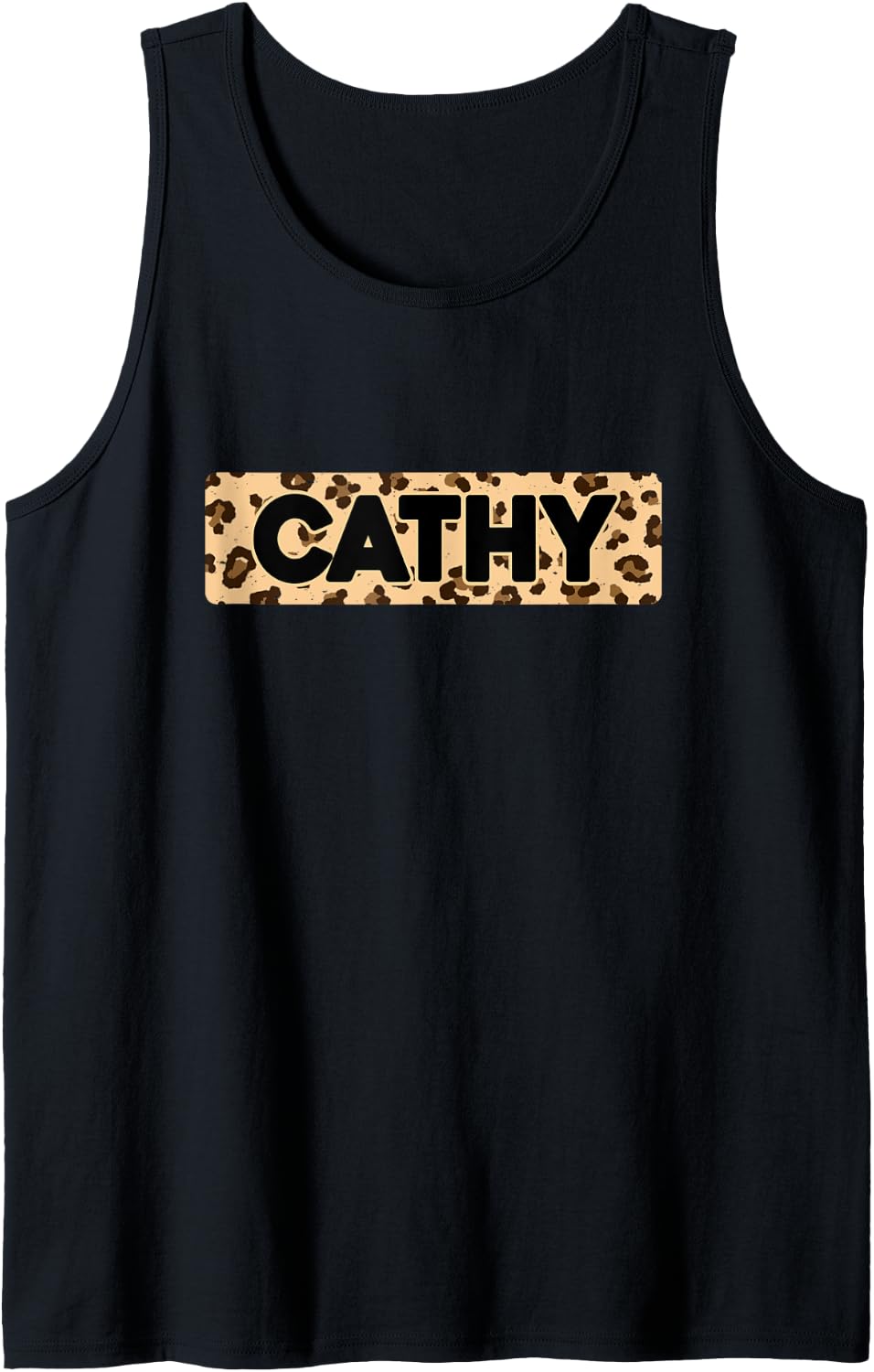 Funny Cathy Leopard Print Personalized Name Cathy Tank Top Tank Top Trending US Everyday Wear