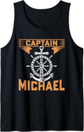 Captain Michael Boat Sailboat Sailing Tank Top Tank Top | Viral Streetwear Style