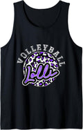 Leopard Cheetah Volleyball Purple Lolli Shirt Womens Trendy Tank Top Tank Top Premium Print Everyday Wear