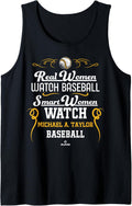 Smart Women Watch Michael A. Taylor Pittsburgh Baseball Tank Top Tank Top | Perfect Gift Idea