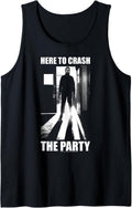 Halloween Michael Myers Here To Crash The Party Tank Top Tank Top | Viral Streetwear Style
