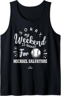 Weekend Booked for Michael Salvatore Prospect Baseball Fan Tank Top Tank Top | Perfect Gift Idea