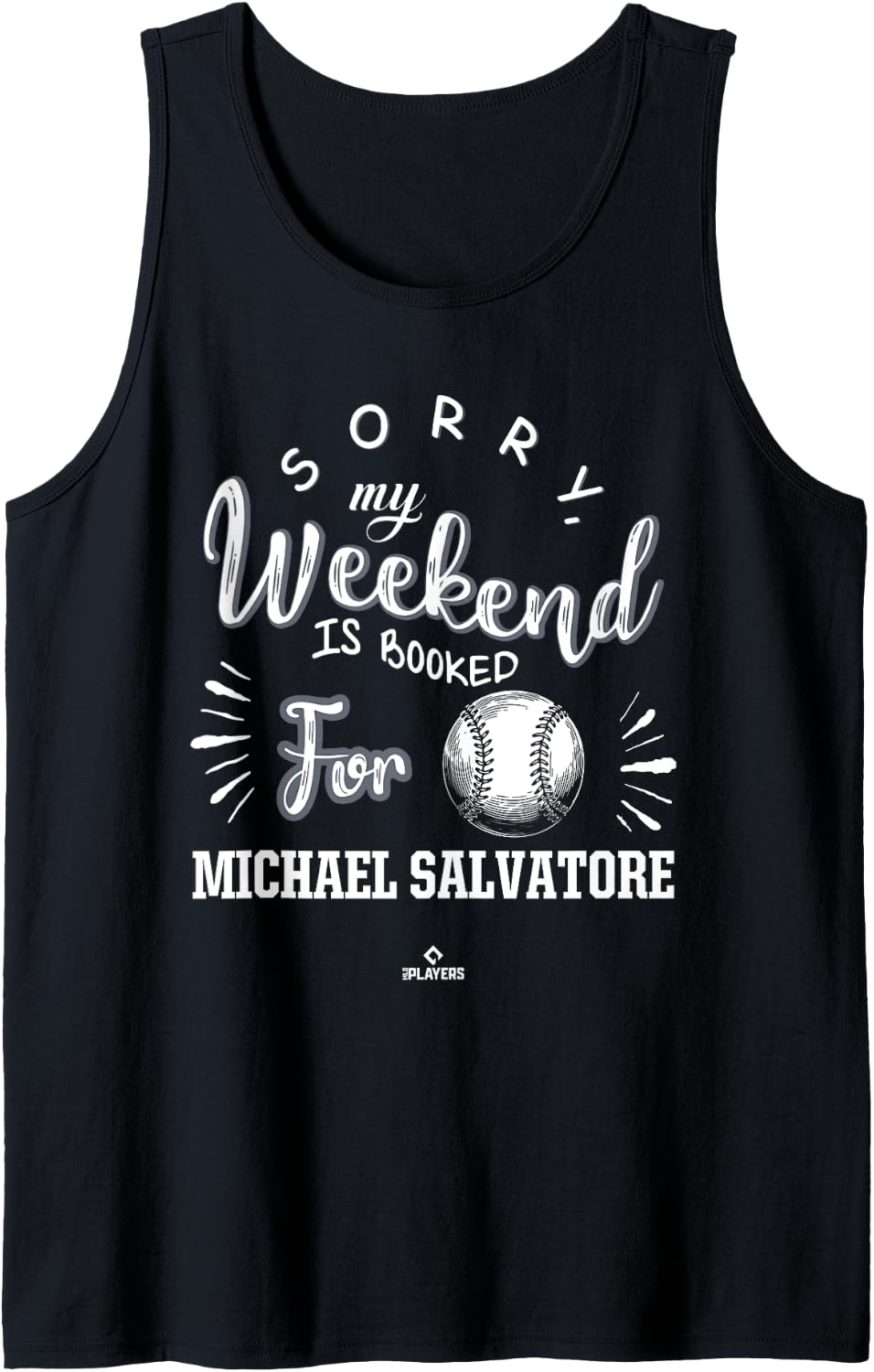 Weekend Booked for Michael Salvatore Prospect Baseball Fan Tank Top Tank Top | Perfect Gift Idea
