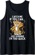 Cute Cheetah Catch Me If You Can Cheetah Kids Tank Top Tank Top Trending US Best Seller Look