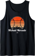Vintage Baseball Sunset Michael Mercado Prospect Baseball Tank Top Tank Top | Viral Streetwear Style