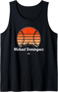 Vintage Baseball Sunset Michael Dominguez Prospect Baseball Tank Top Tank Top | Trending 2025
