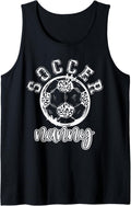 Soccer NANNY Leopard Cheetah Print Retro Trendy Cute Tank Top Tank Top Streetwear Style US Top Pick