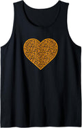 Leopard Print Cheetah Spots Heart Love Women Men Adults Tank Top Tank Top Trending US Fan Favorite