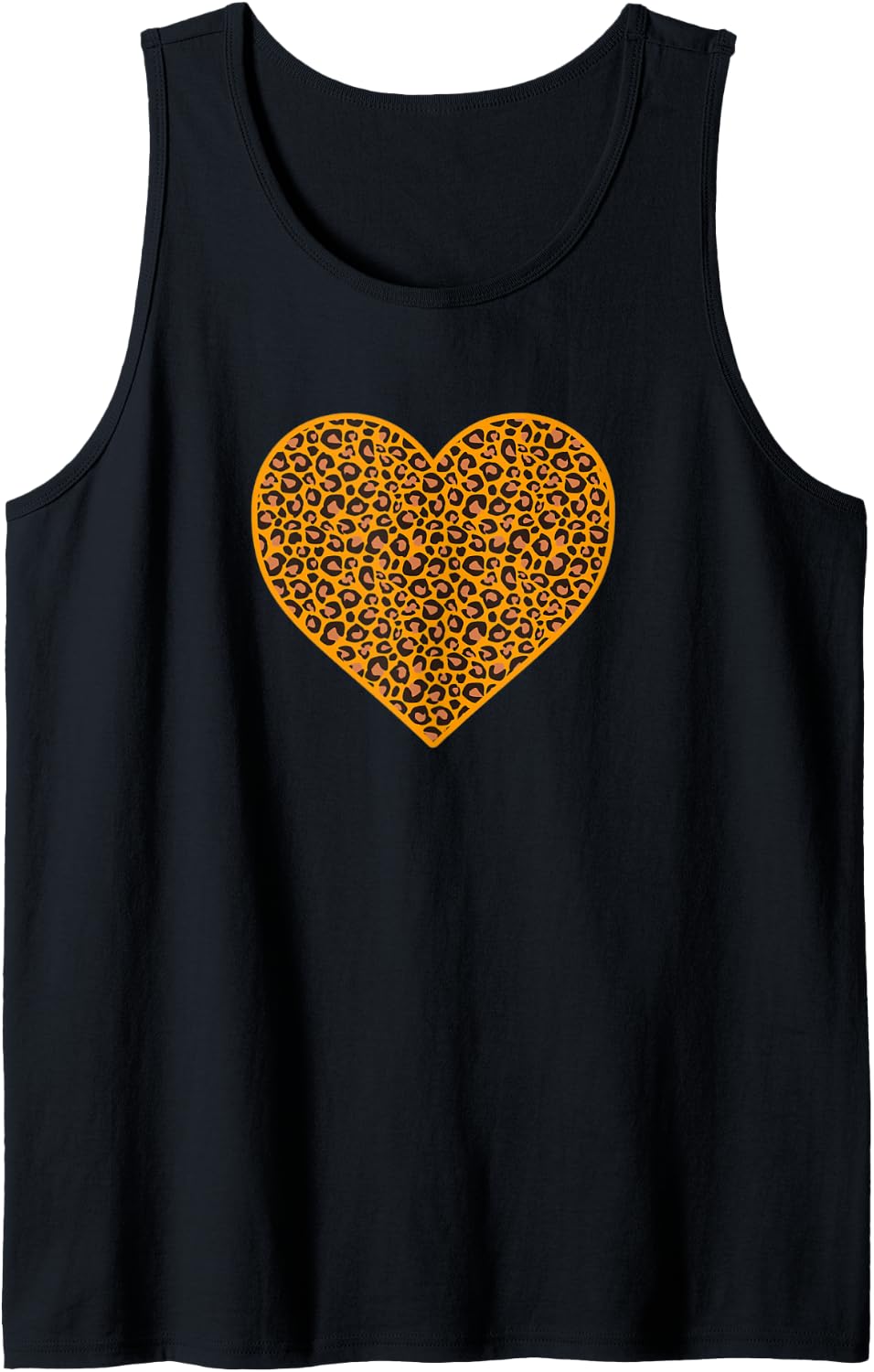 Leopard Print Cheetah Spots Heart Love Women Men Adults Tank Top Tank Top Trending US Fan Favorite